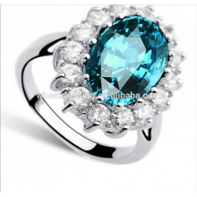 Uk royal mesmo hot retro estilo clássico diamante anel de casamento